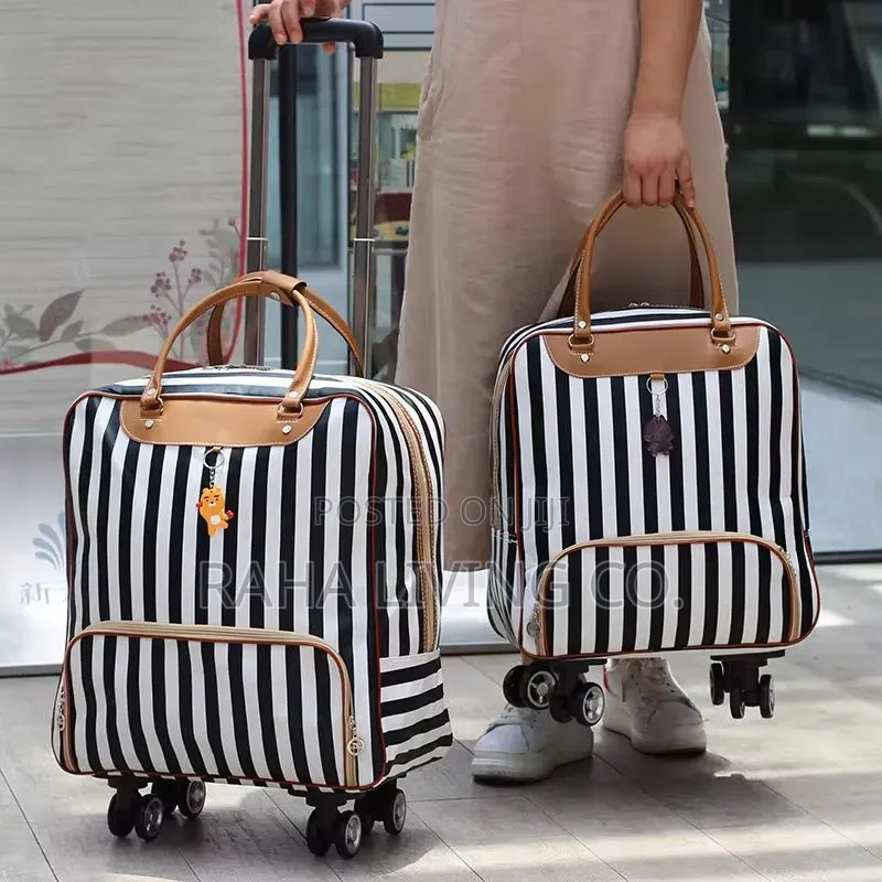 Waterproof Trolley Travel Bag With 4 Wheels | Large Luggage Bag