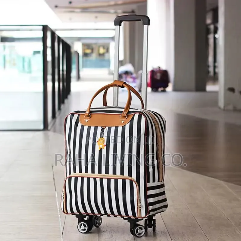 Waterproof Trolley Travel Bag With 4 Wheels | Large Luggage Bag