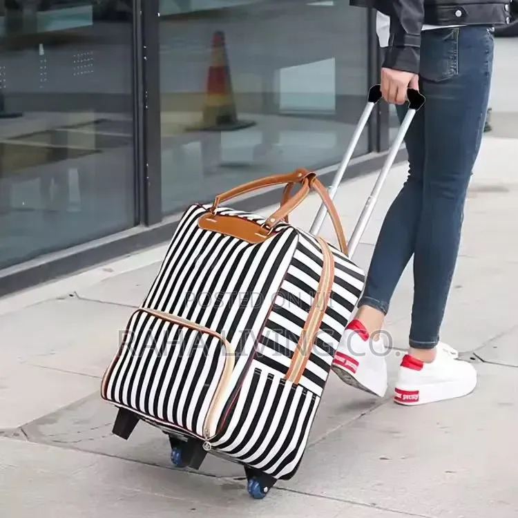 Waterproof Trolley Travel Bag With 4 Wheels | Large Luggage Bag