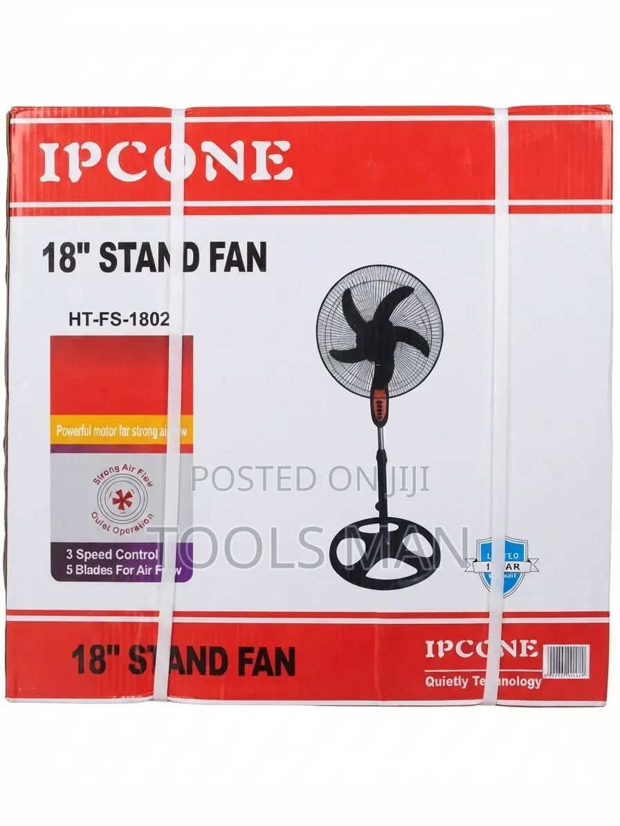 Stand Fan IPCONE HT-FS-1802 18 Inch 5-Blade.