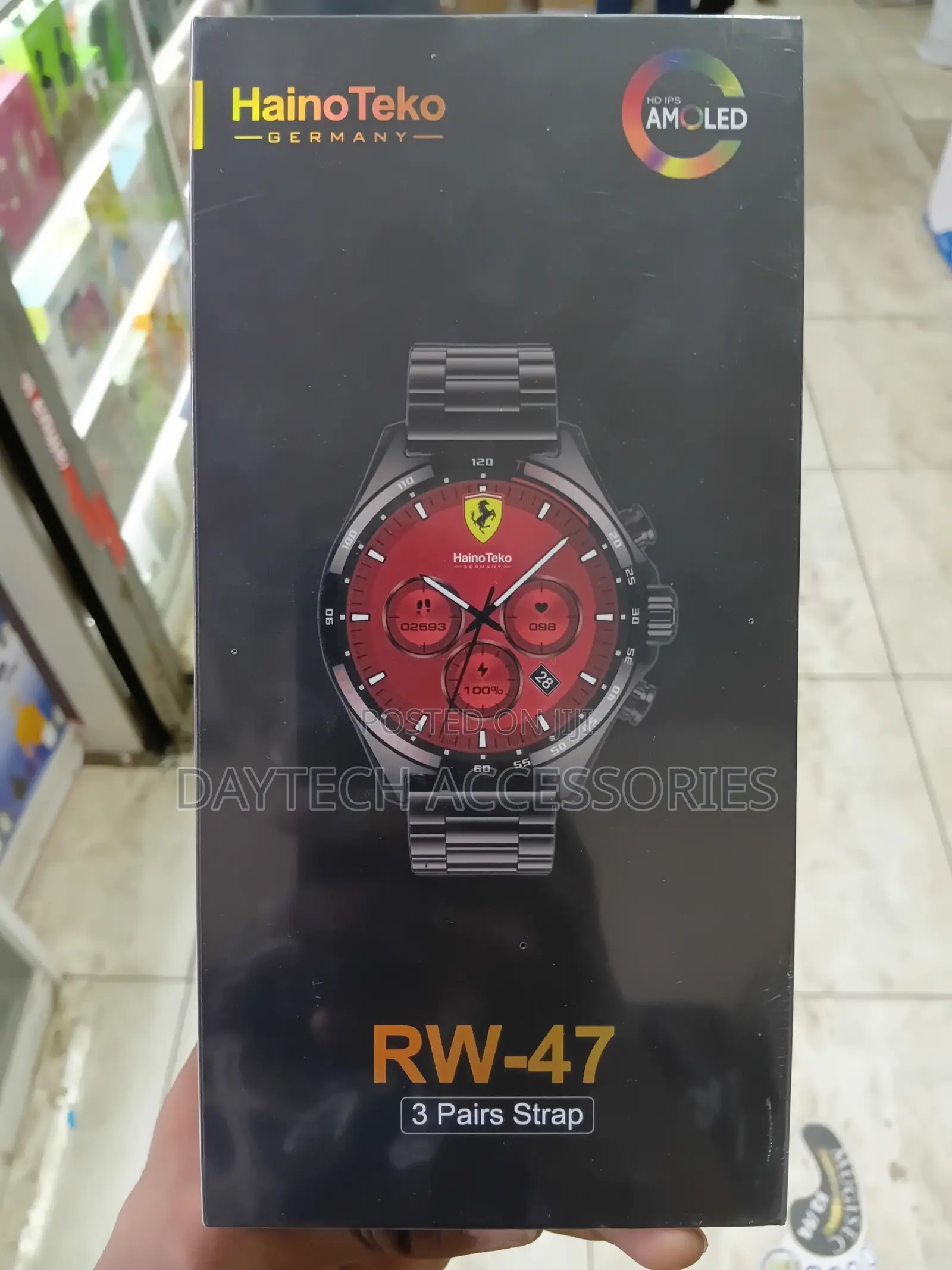 Hainoteko Rw-47 Amoled Hd Smartwatch