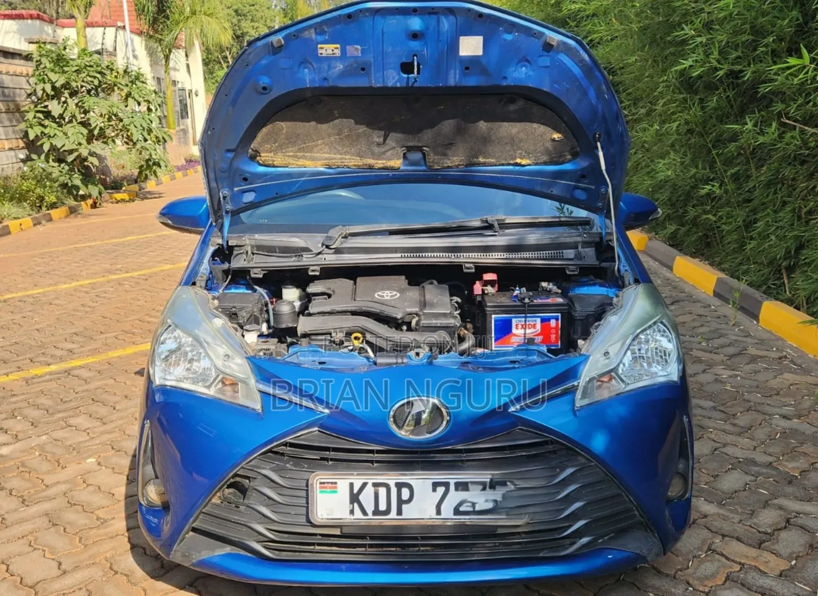 Toyota Vitz 2017 Blue