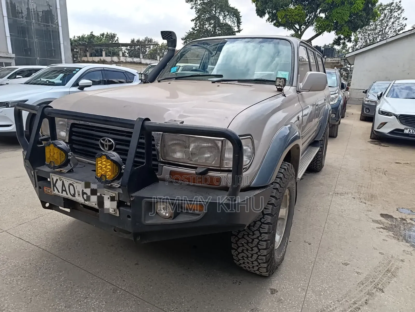 Toyota Land Cruiser 1998 Gray