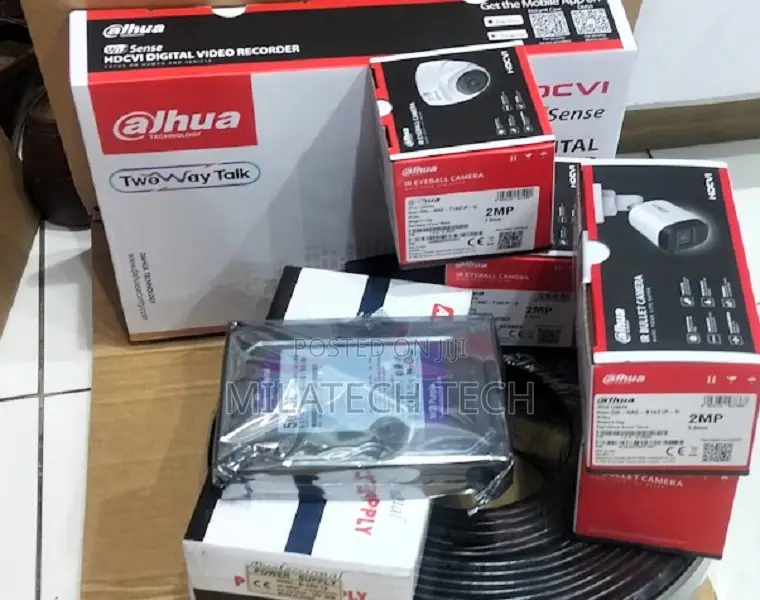 4CH Dahua DVR CCTV Kit With 4 Camera