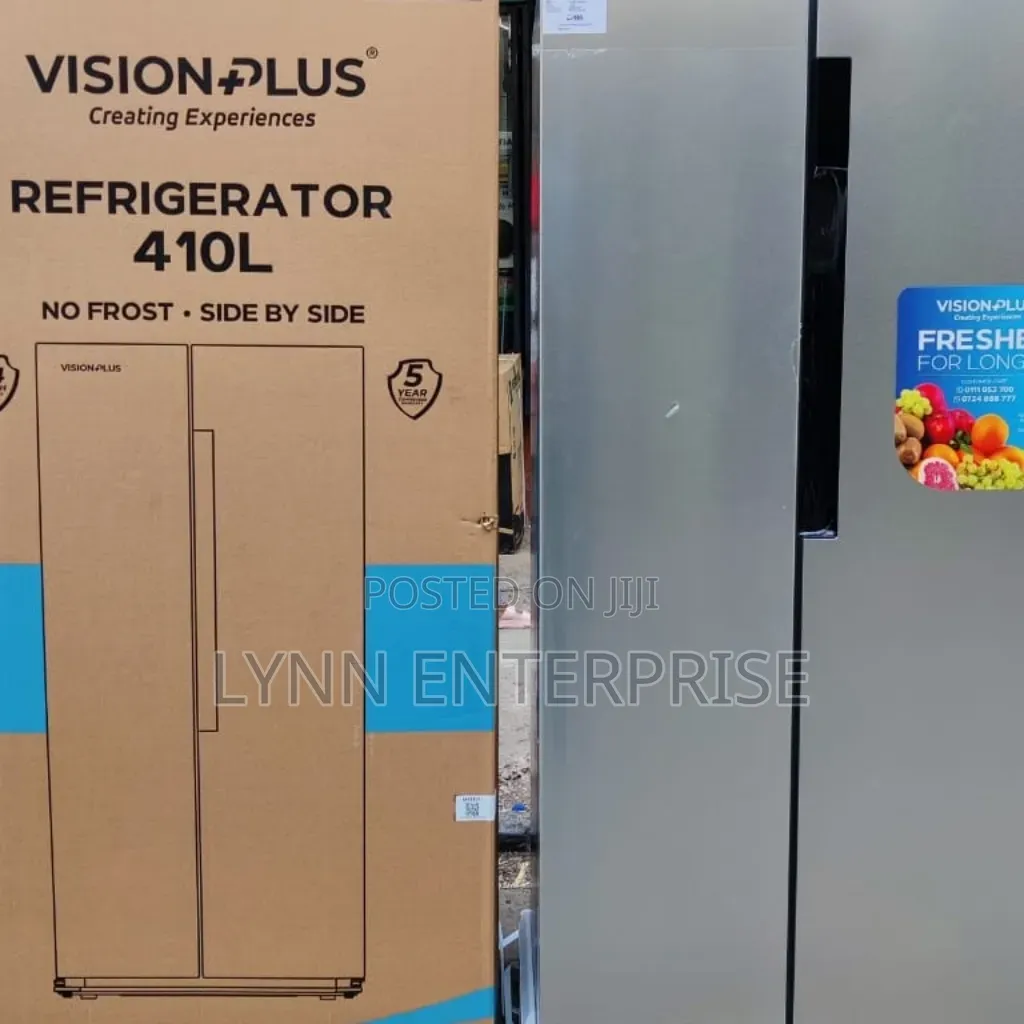 Vision Plus Fridge Side by Side No Frost 410litres