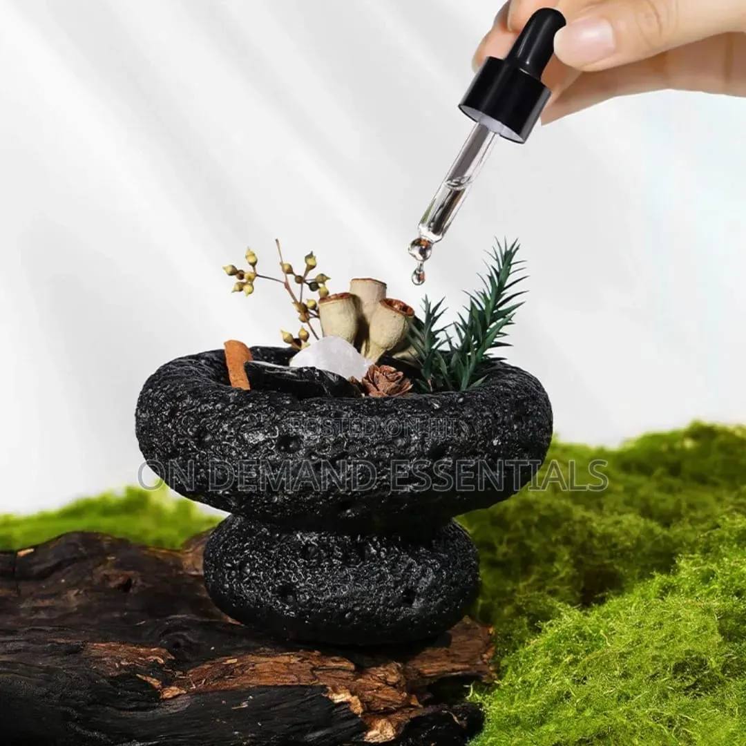 Mushroom Shaped Stone Essential Oil Diffusers Gift Pack