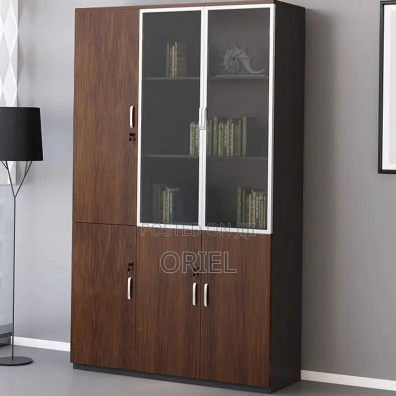 Office Cabinet : Office 3-Door Wooden Filing Document Cabinet