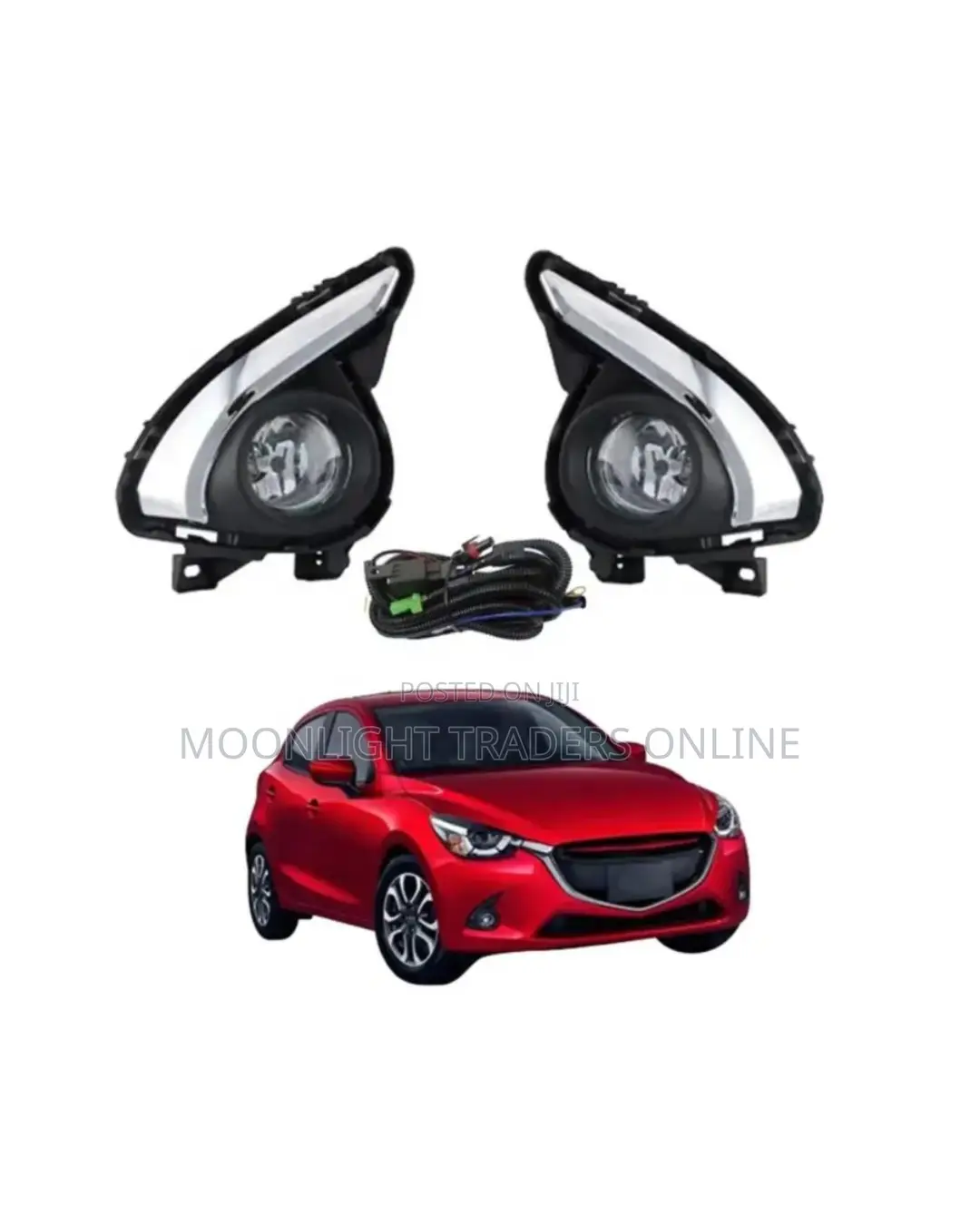 Mazda Demio 2014 Fog Lights + Fog Covers