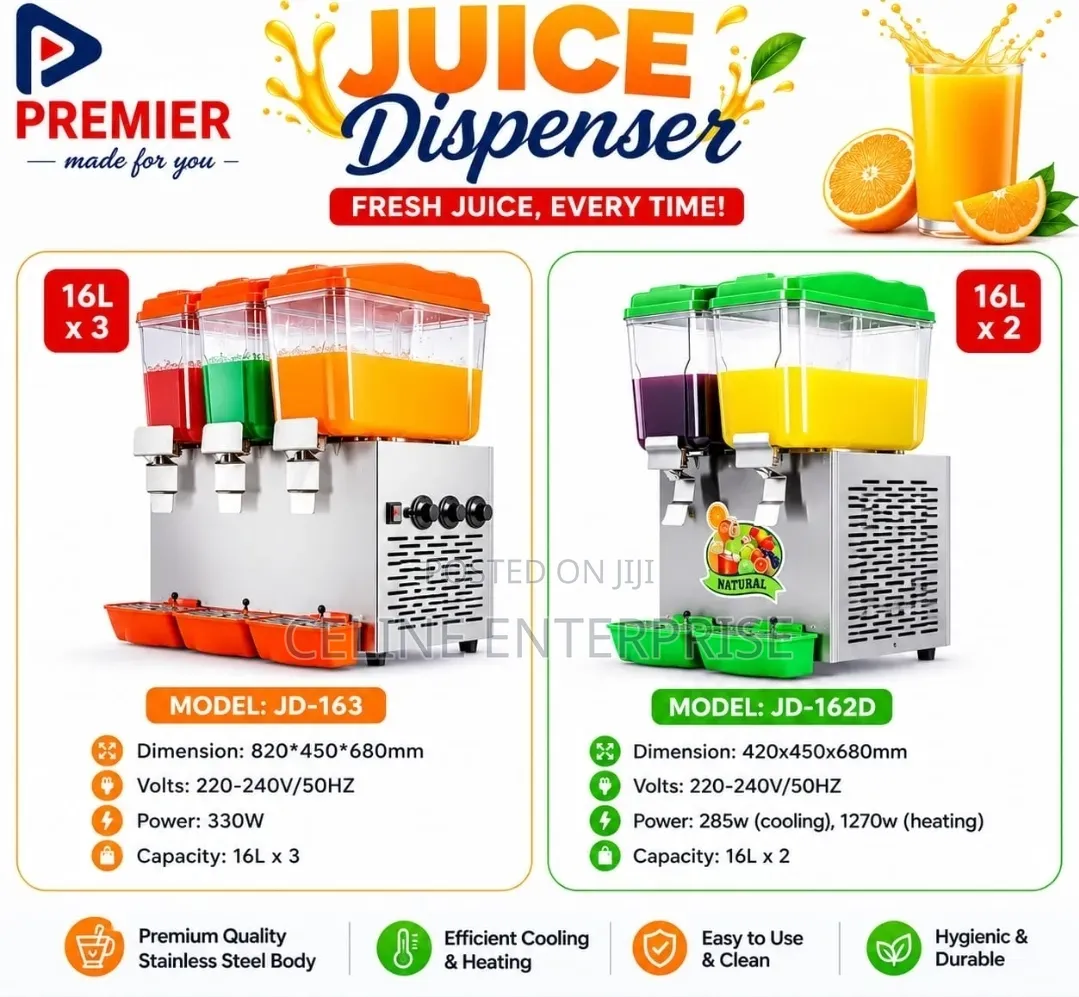 Premier Juice Dispenser 16L*2