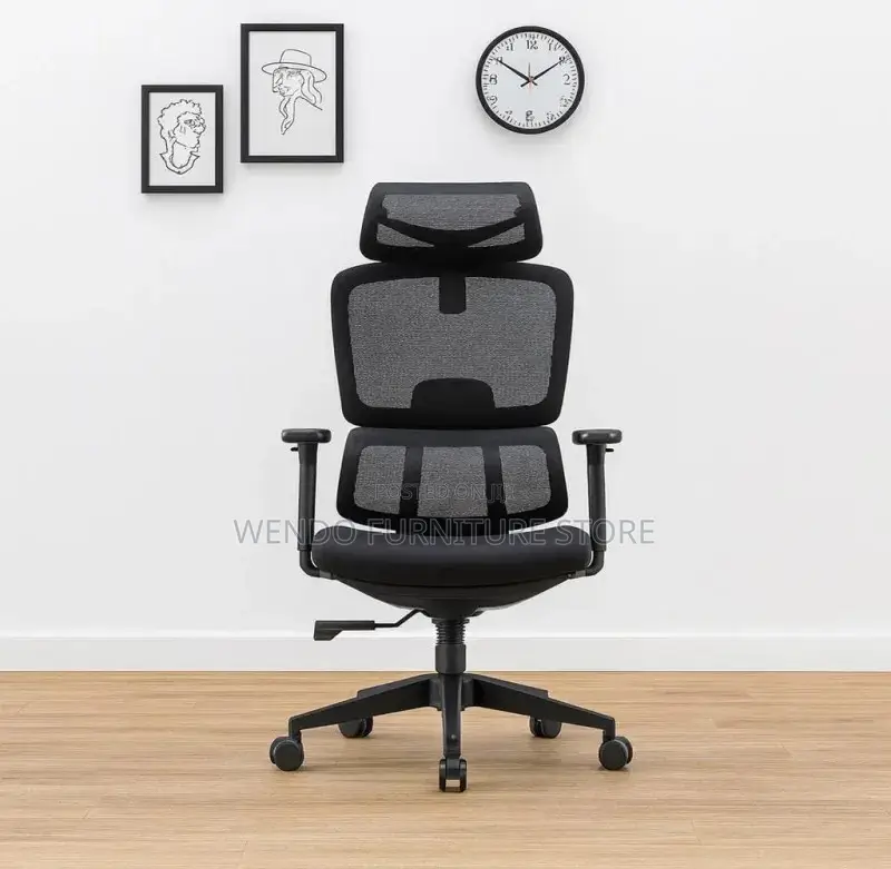 Office Chairs; Spine Up Orthopedic Office Seat With High Back