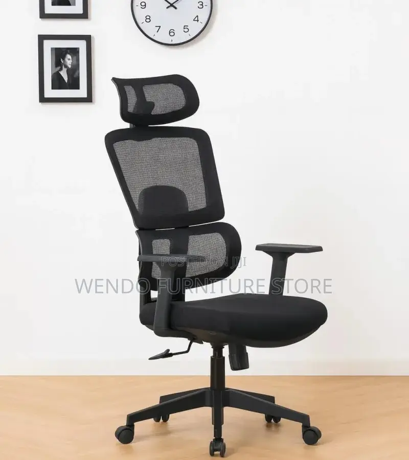 Office Chairs; Spine Up Orthopedic Office Seat With High Back