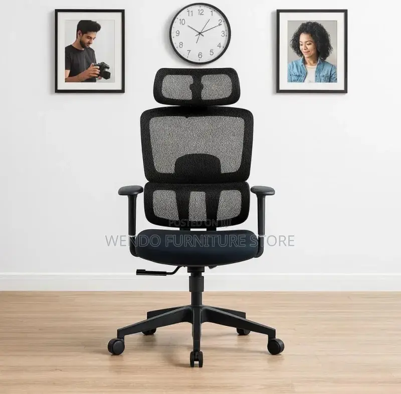 Office Chairs; Spine Up Orthopedic Office Seat With High Back