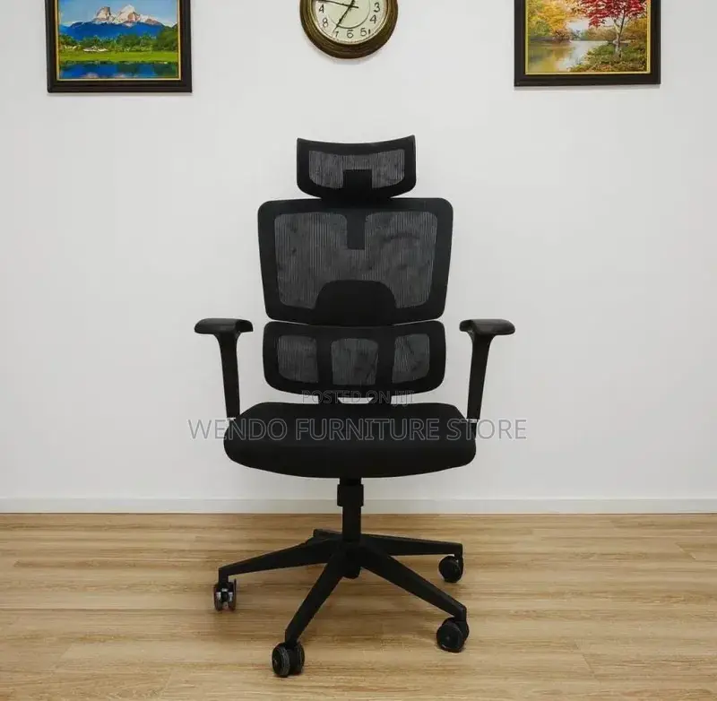 Office Chairs; Spine Up Orthopedic Office Seat With High Back