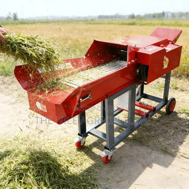 High Speed Agricultural Animal Feed Straw Cutter Machine