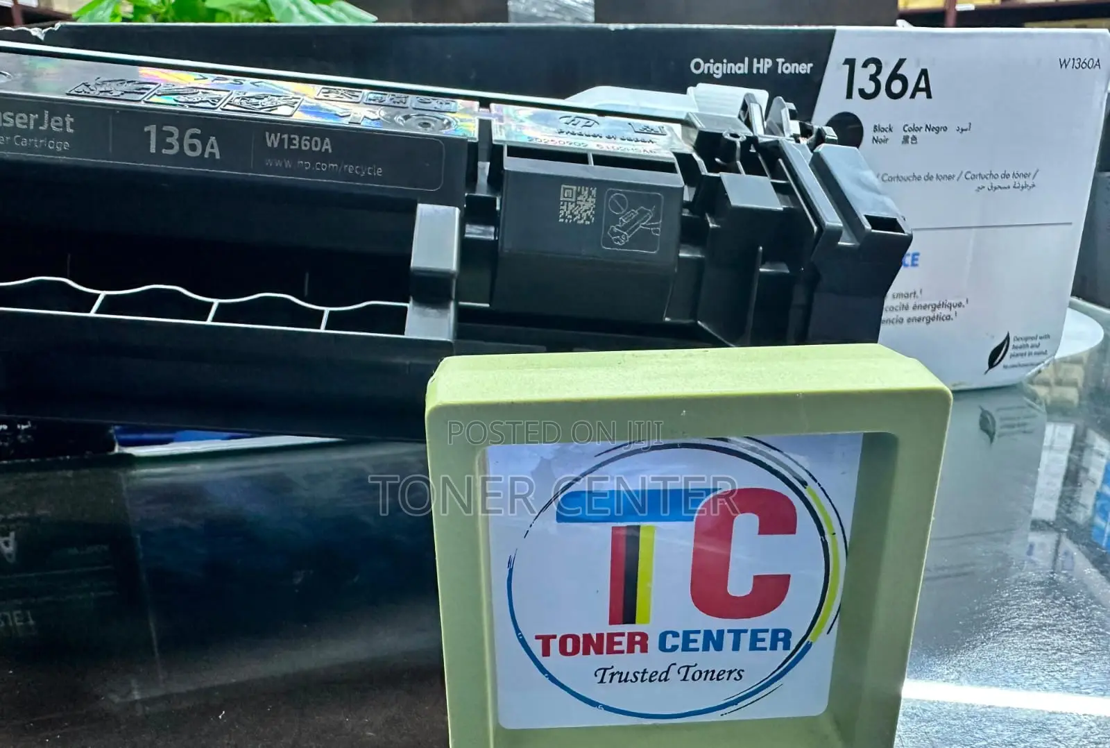 HP 136A Authentic Black Toner Cartridge (W1360A)