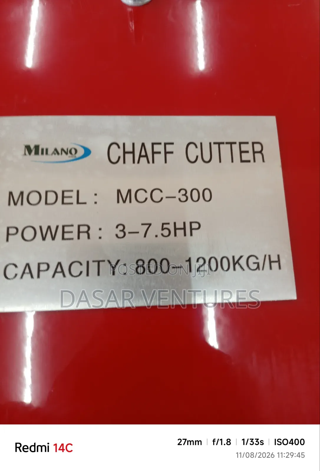 Chaff Cutter High Speed -Petrol