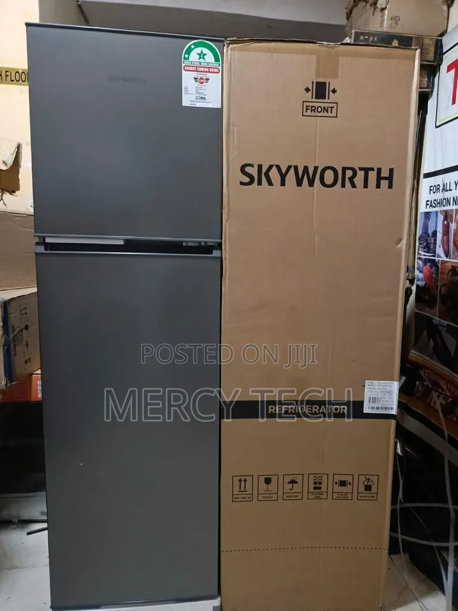 Skyworth 158L Double Door Refrigerator