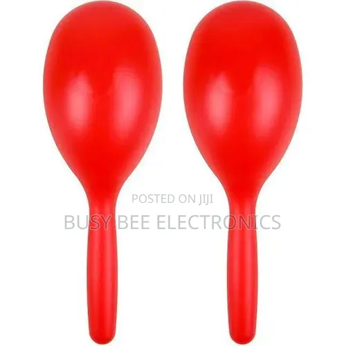 Maracas, Oval Shaped Plastic Hand Percussion Rattles