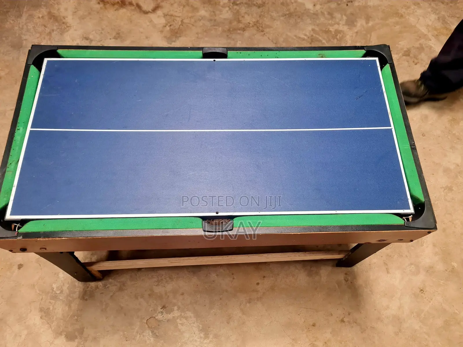 Generic Wood-Finish 3-in-1 Multi-Game Table.
