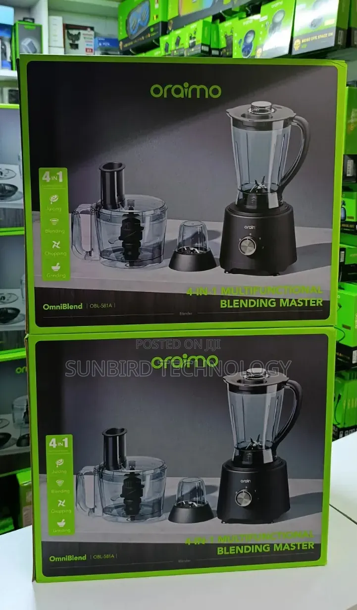 Oraimo Multifunctional 4 in 1 Blending Master Obl-581a Blender.