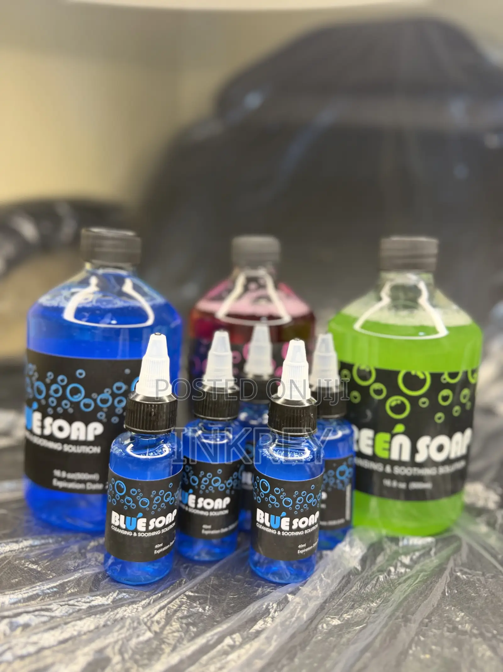 40ml & 500ml Tattoo Blue Soap