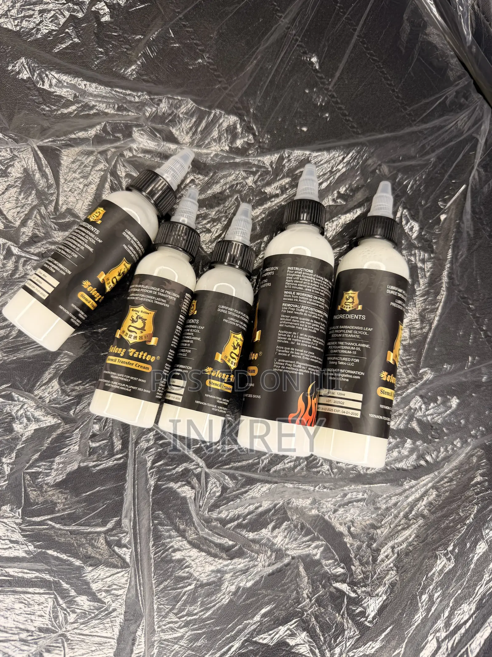 Tattoo Stencil Transfer Cream