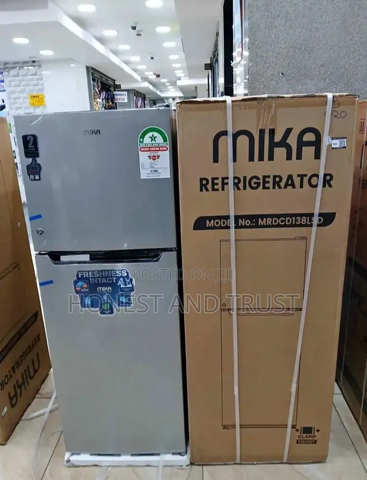 Mika 138 Double Door Refrigerator