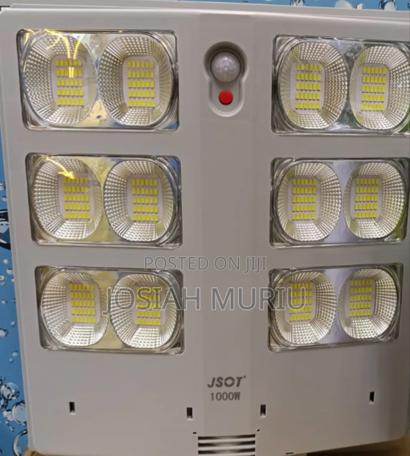1000w Grey Solar Streetlight + Pole