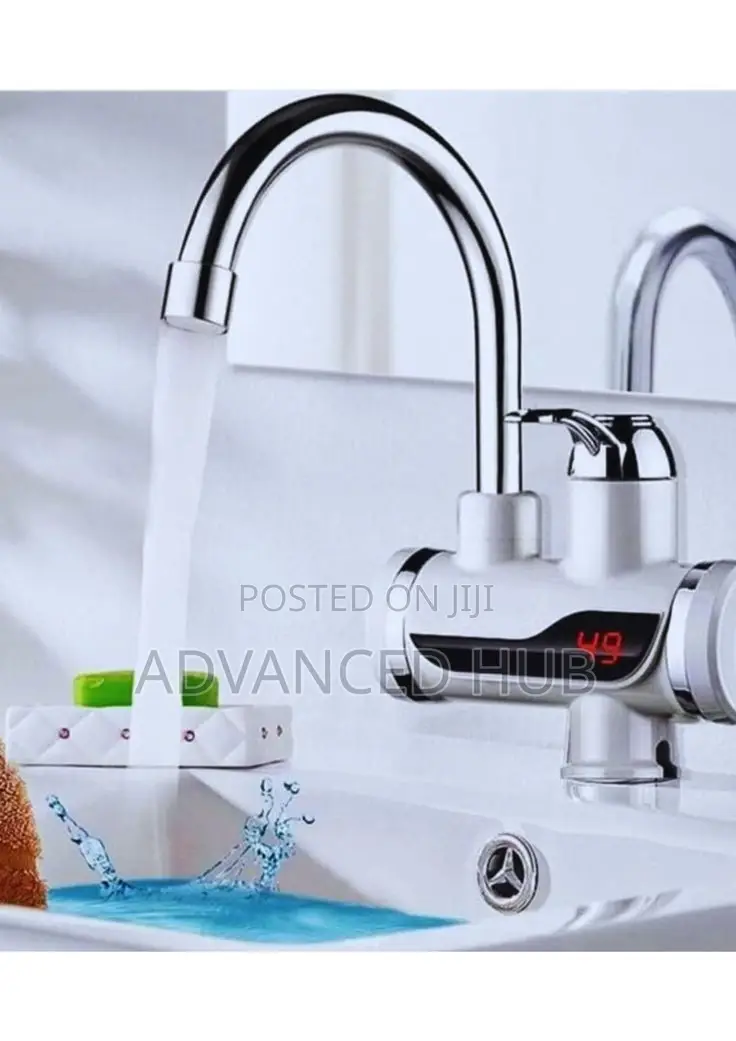 Instant Electric Water Heater Faucet With LED Display (Hot Cold)