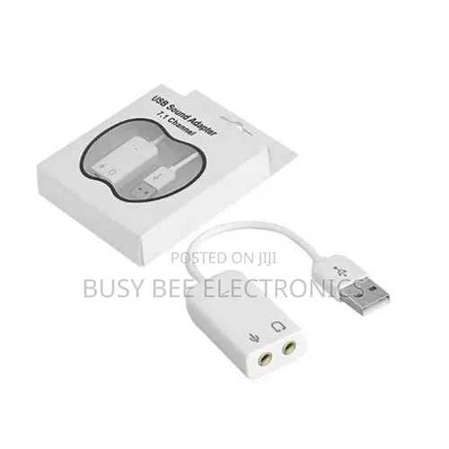 3.5mm Auxiliary Audio to USB Audio Adapter Card