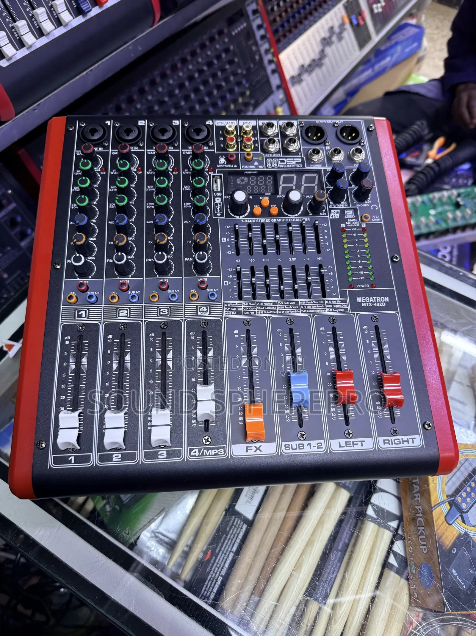 Megatron 4 Channel Powered Mixer