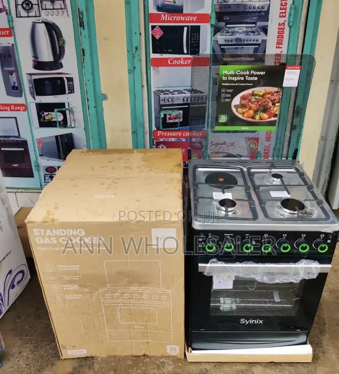 Syinix 60 by 60 3+1 Standing Cooker