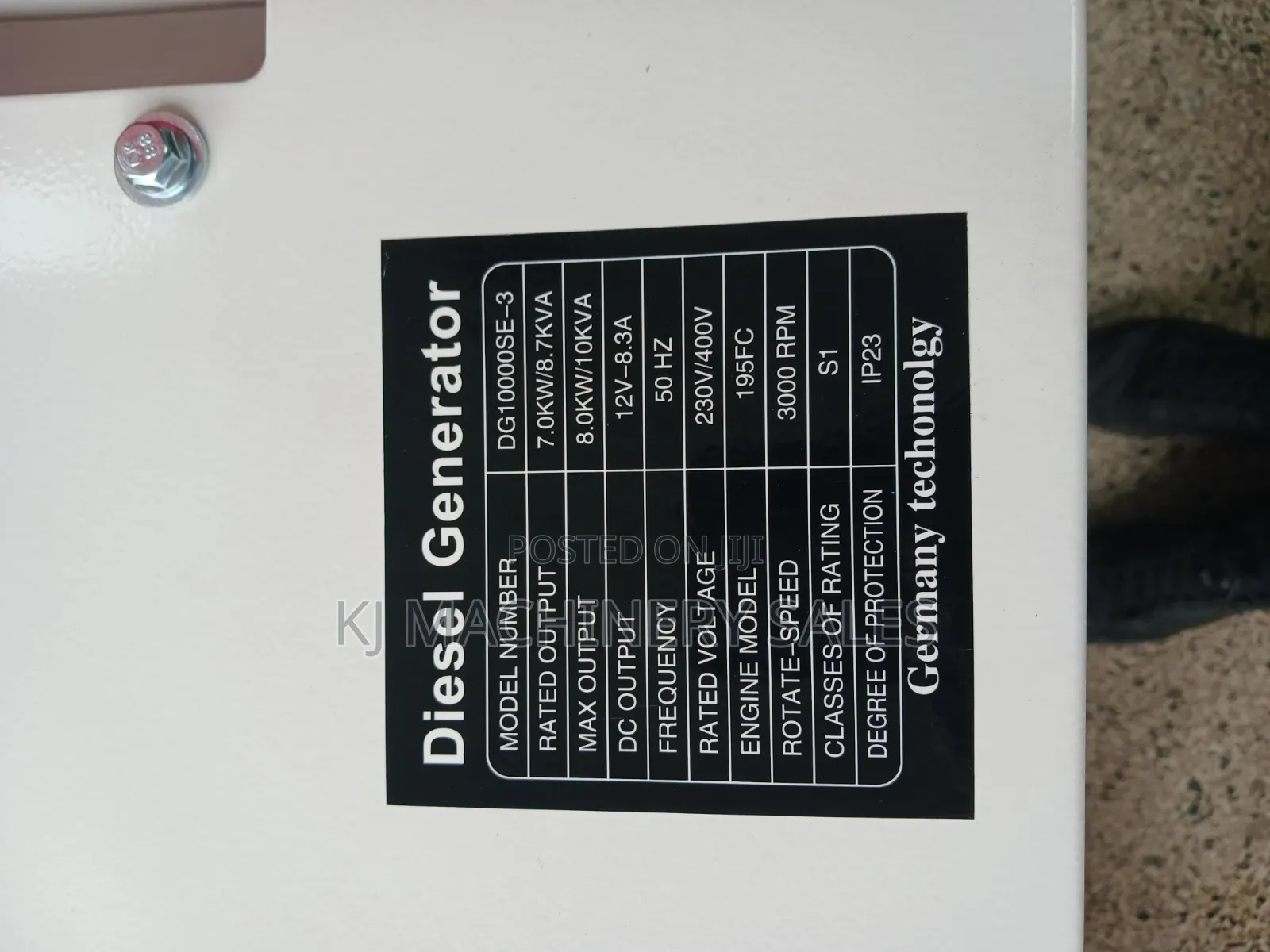 Pulsar 10kva Generator