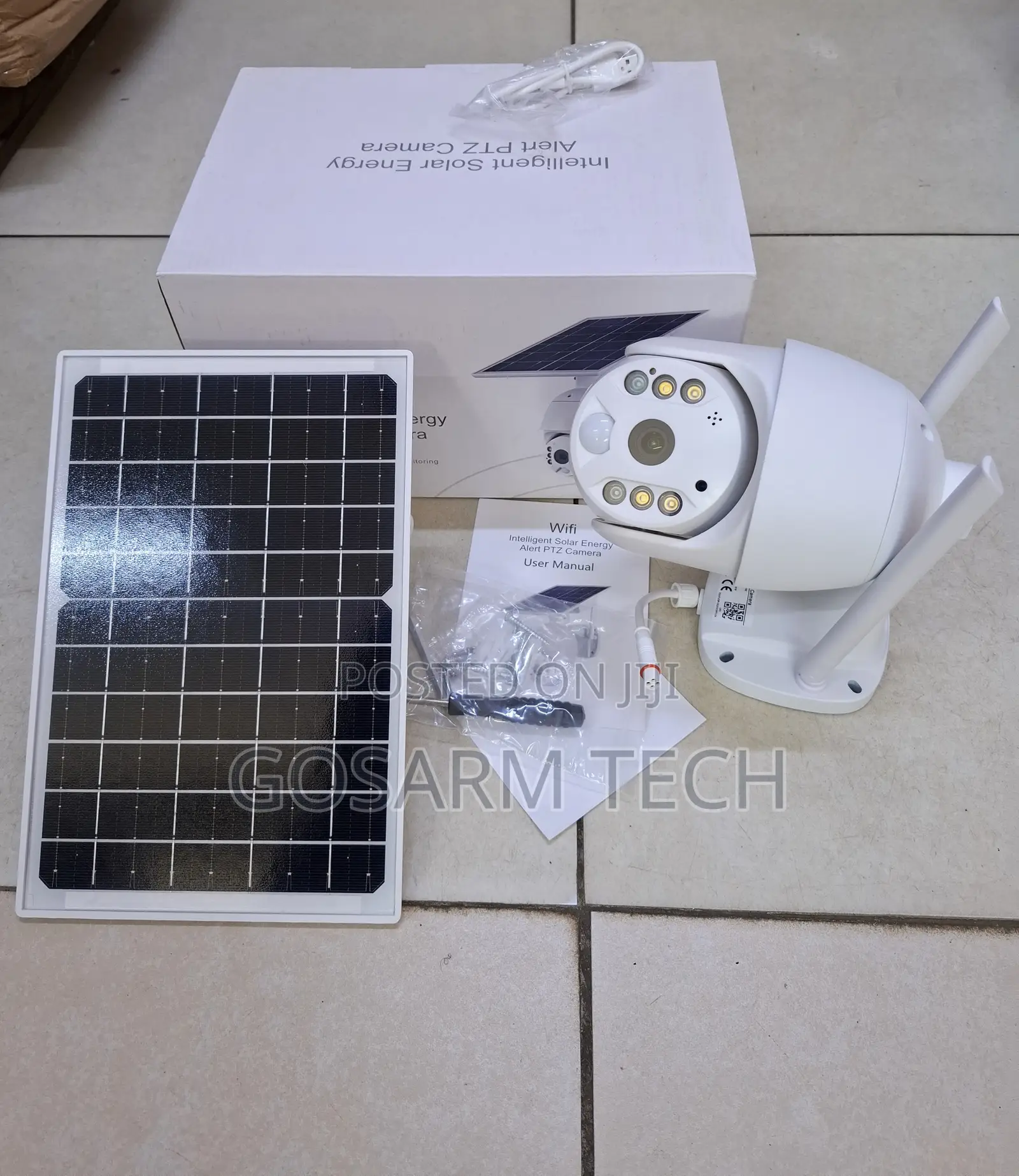 UBOX Single Lens 4G Enabled PTZ Solar Camera for Home Business