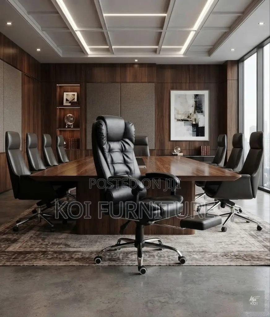 Office Chairs; Butterfly Executive Leather Office Chair With Footrest