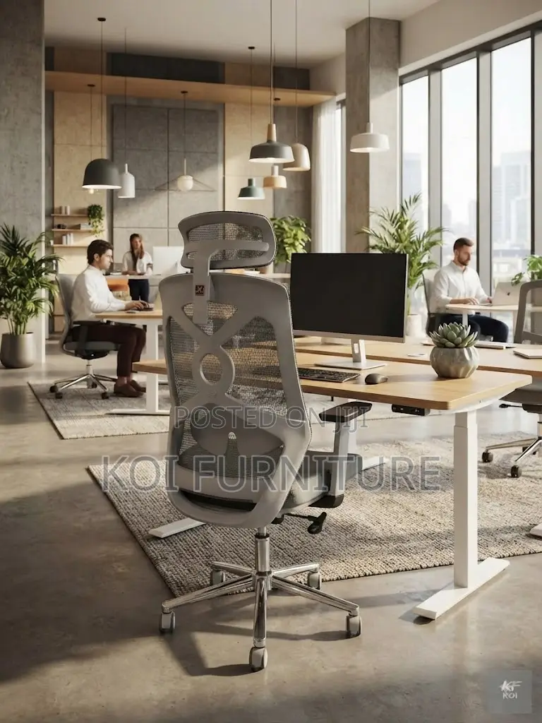 Office Chairs; Executive White Ergonomic Office Management Chairs