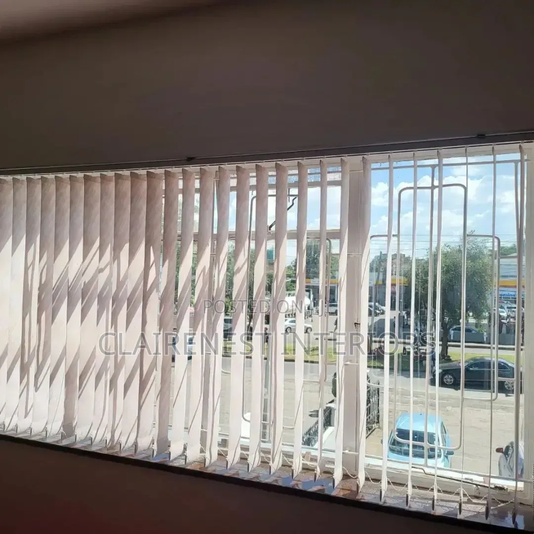 Simple Design, Impressive Results With Closed and Open Vertical Blinds