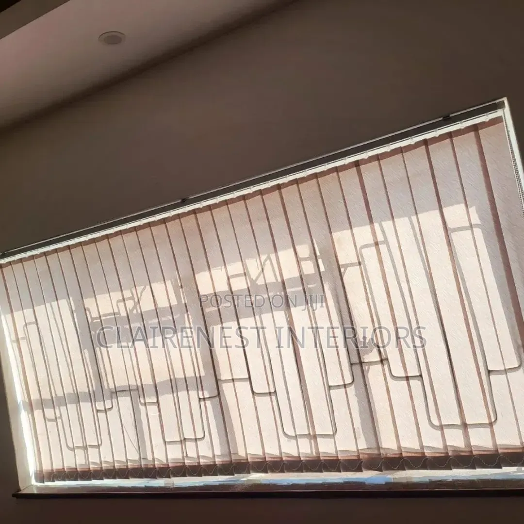 Simple Design, Impressive Results With Closed and Open Vertical Blinds