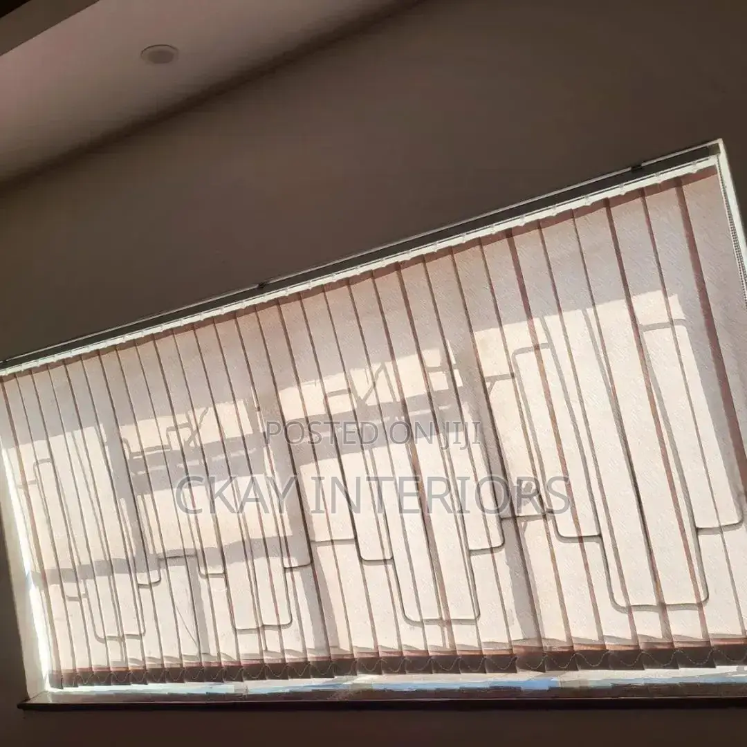 Simple Design, Impressive Results With Closed and Open Vertical Blinds