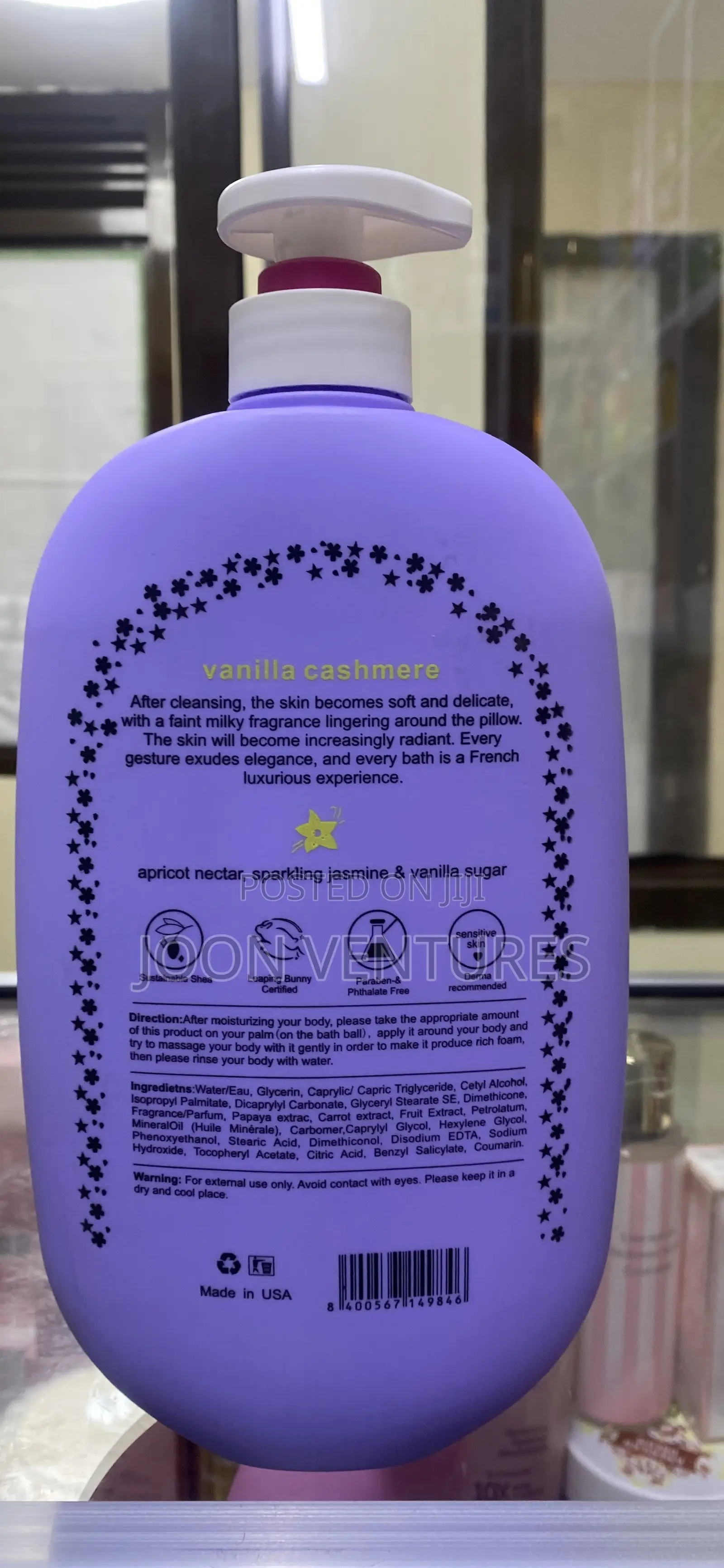 EOS Vanilla Cashmere Body Wash
