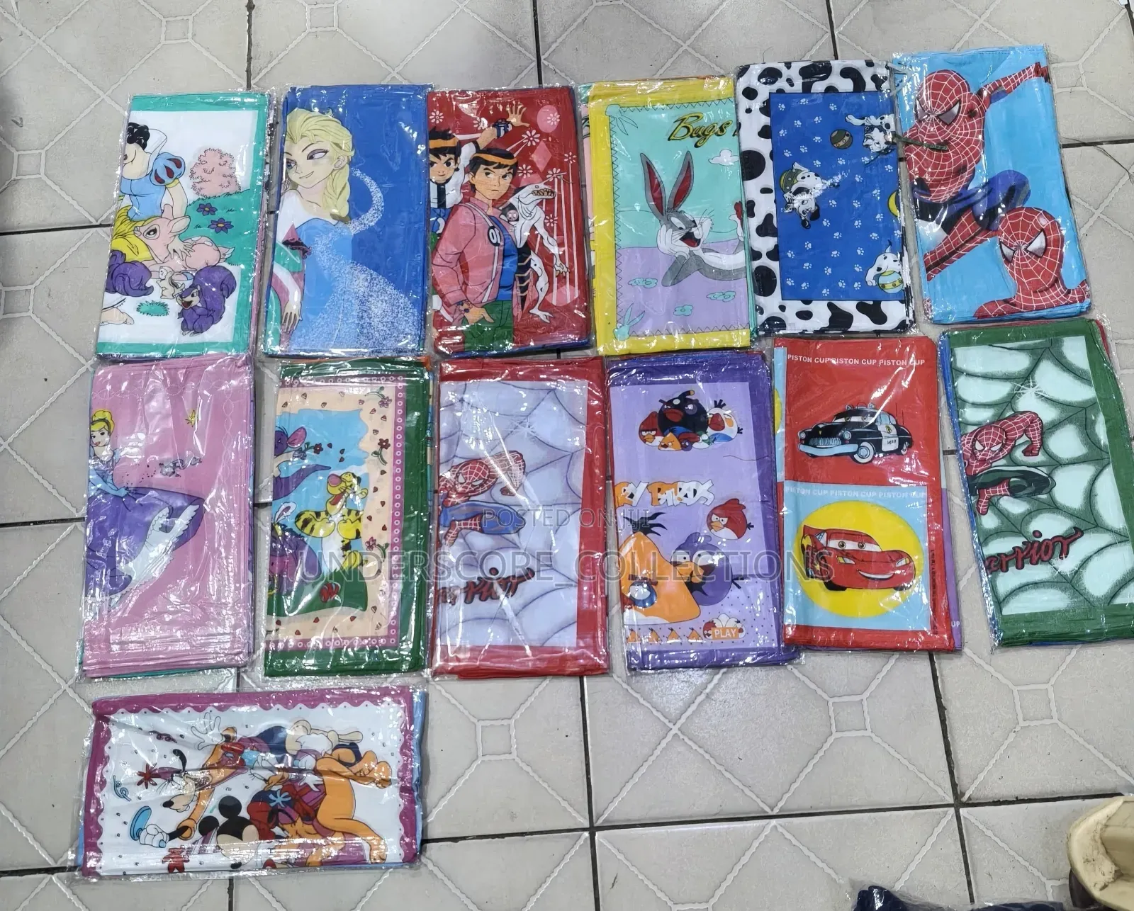 Children Cartoon Themed Handkerchief