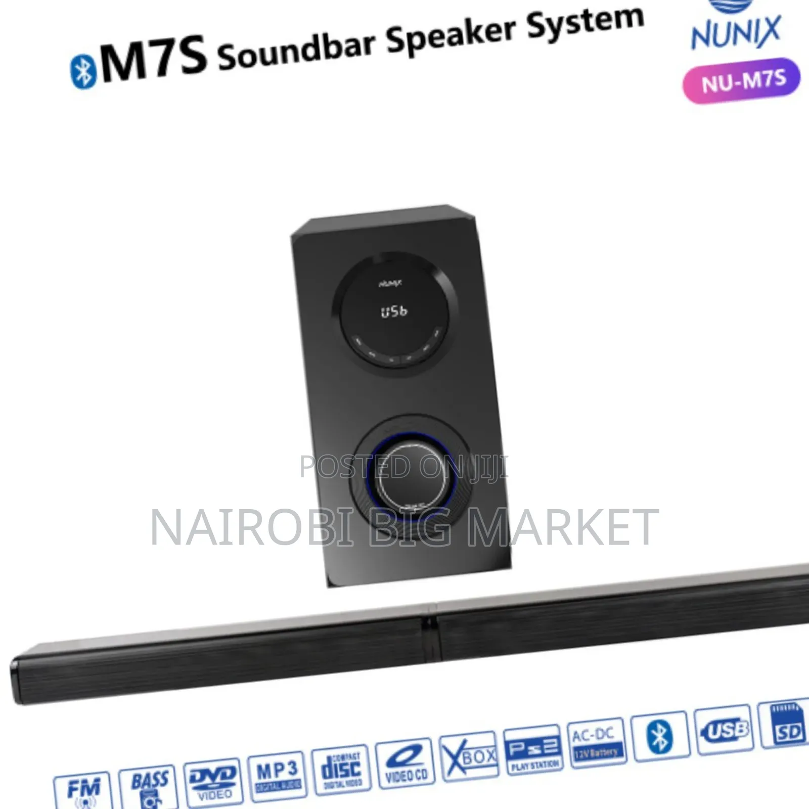 Nunix M7s Soundbar Speaker System