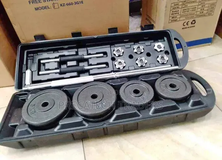 Dumbbell Set 50KG Cast Iron Gym Weight Set