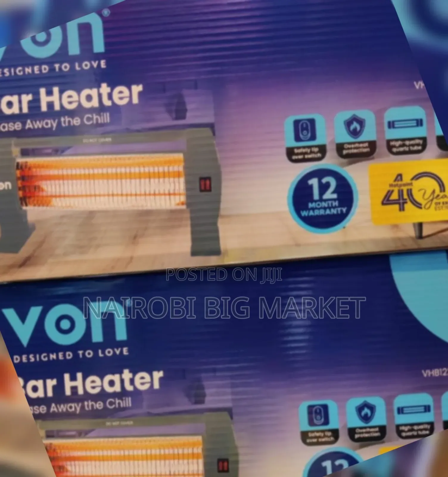 Von Quartz Bar Room Heater