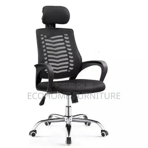 Office Chair Ergonomic Mesh Chair With Headrest Adjustable Height