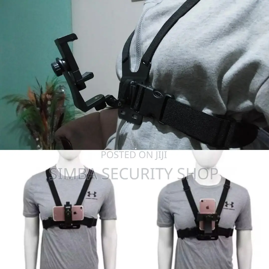 2 in 1 Chest Phone or Camera Mount Harness Go Pro Vlog POV Holder
