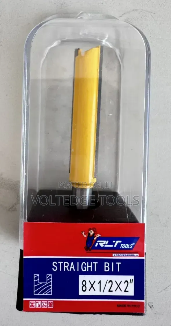 Straight Router Bit 8x1/2x2"