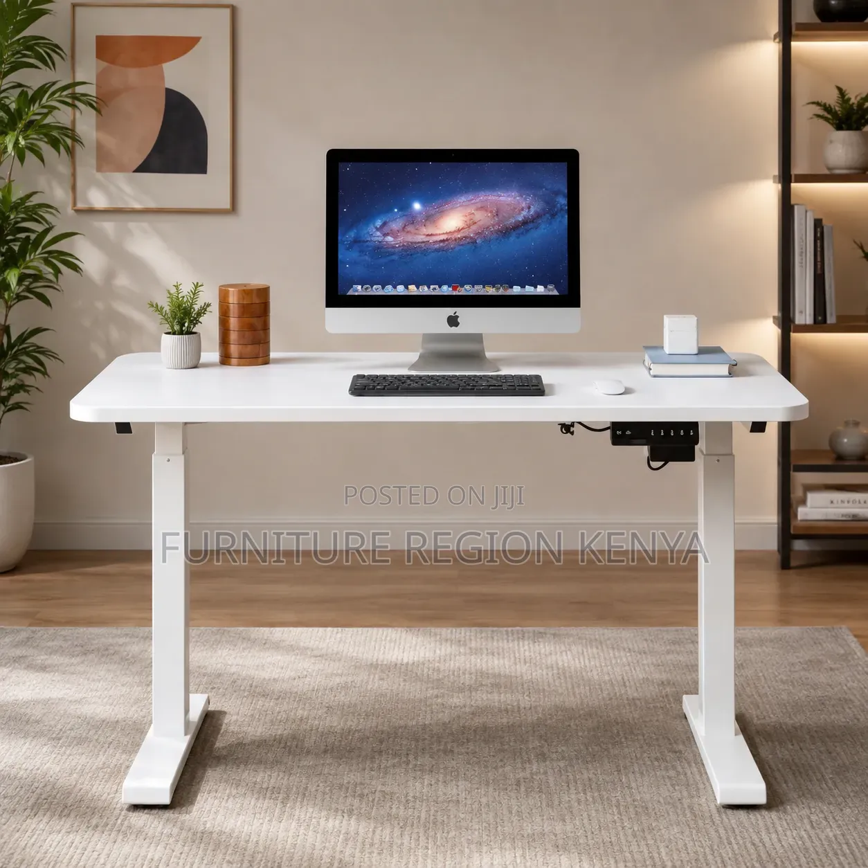 1.4m Height-Adjustable Office/Gamers Desk