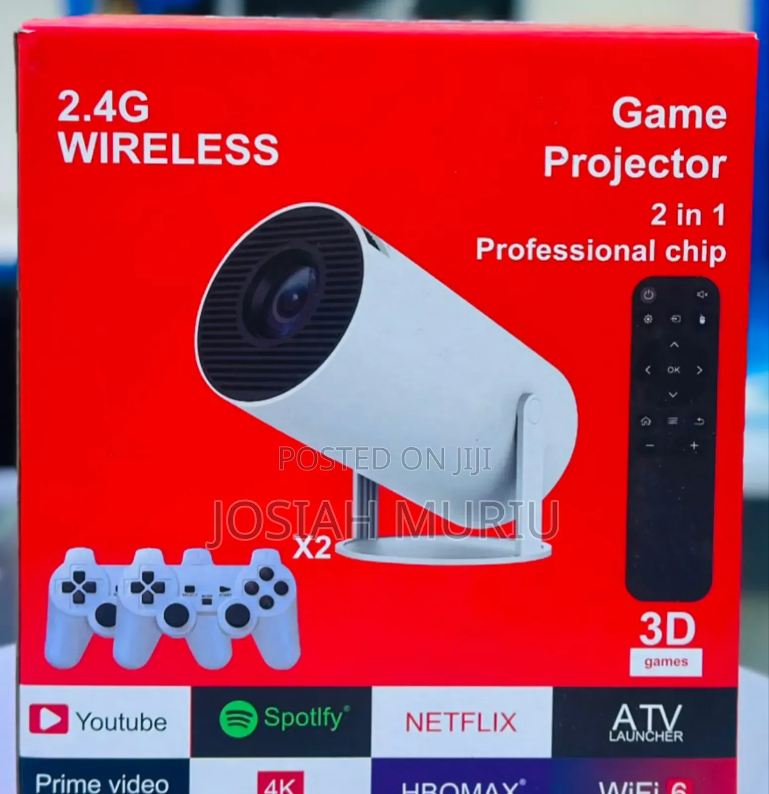 2.4 G Wireless Game Projector