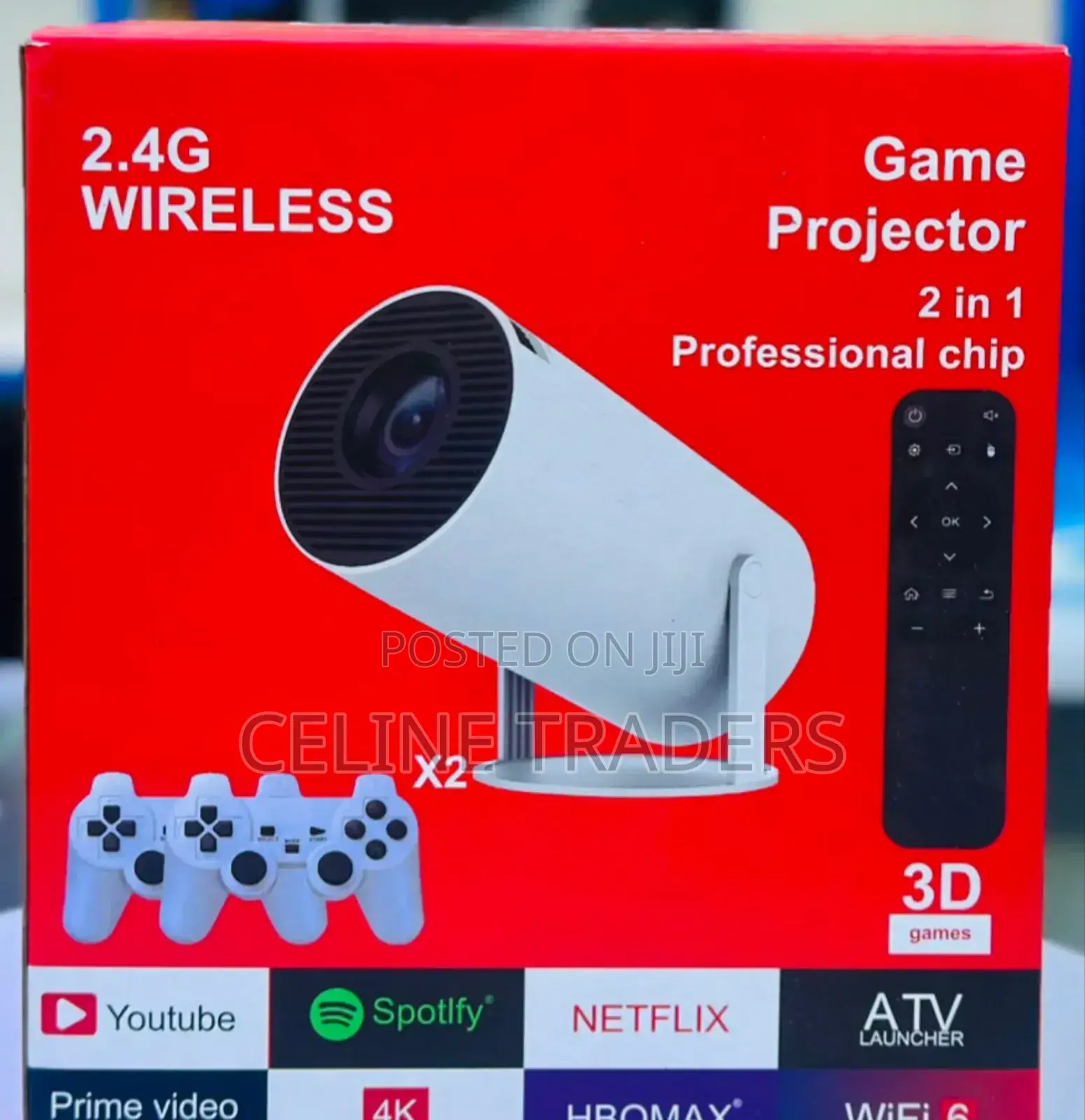 2.4 G Wireless Game Projector